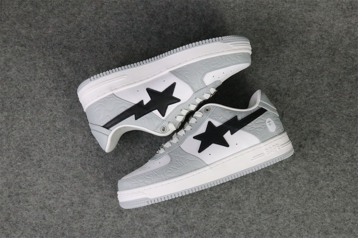 Bapesta Low M2 'White Grey'