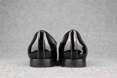 CL Dandelion Tassel Loafers ‘Black Patent Leather'