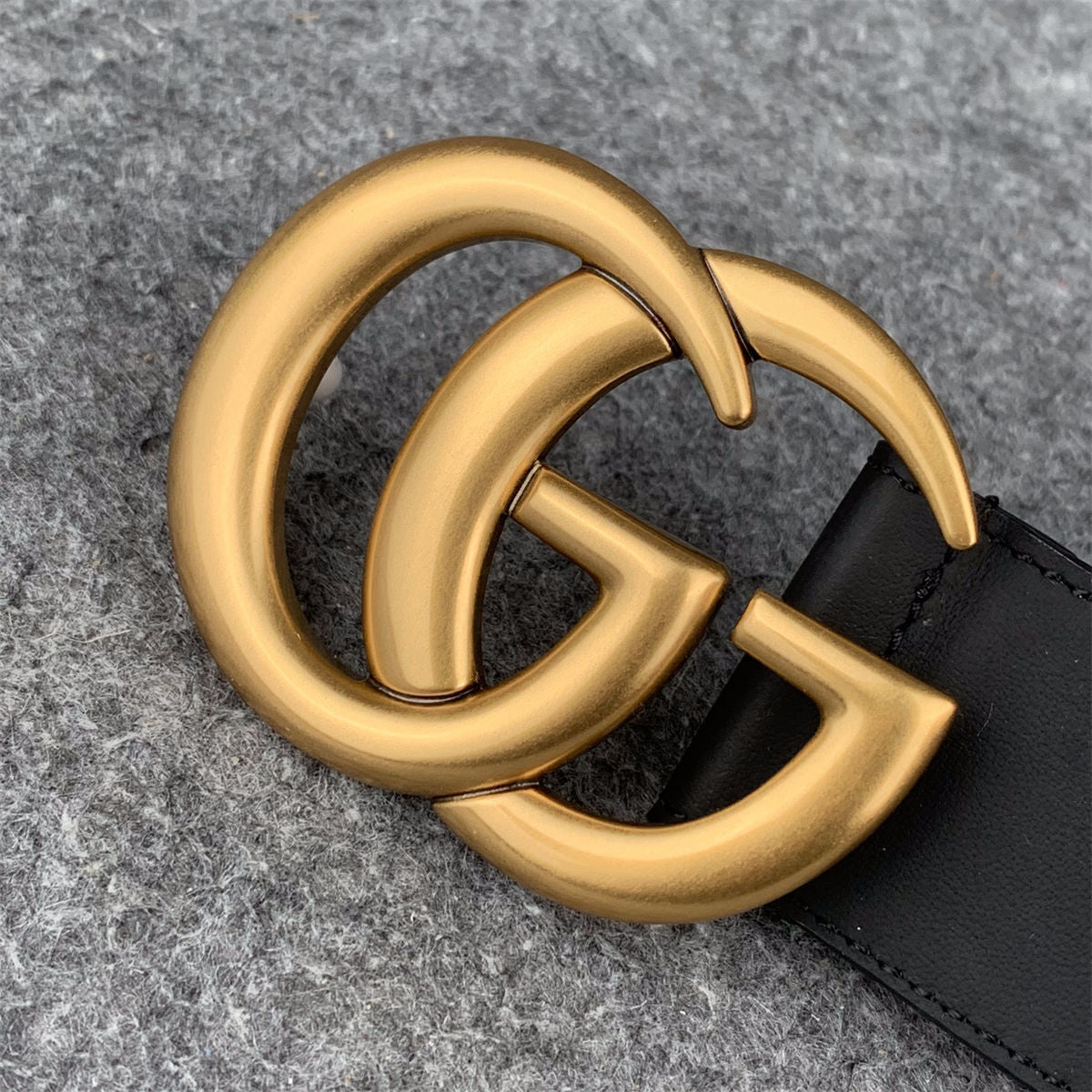 Canvas Web Belt with Double G Buckle ‘Blue Red’