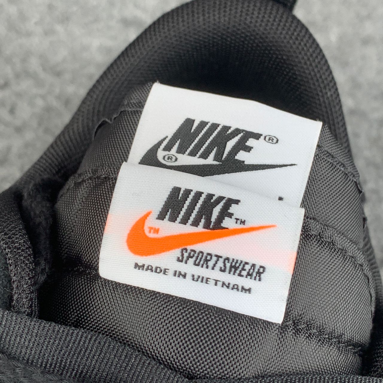 Sacai x VaporWaffle 'Black Gum'