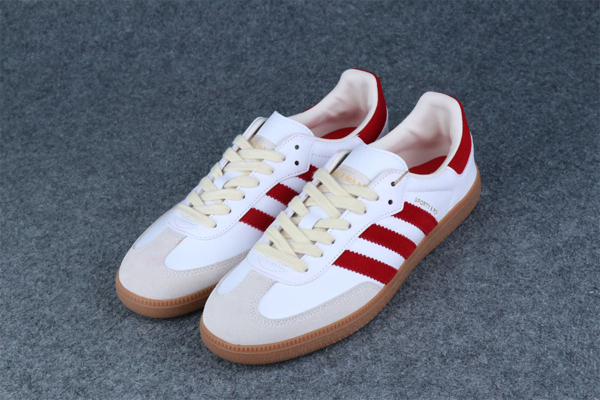 Sporty & Rich x Samba OG 'White Core Burgundy'