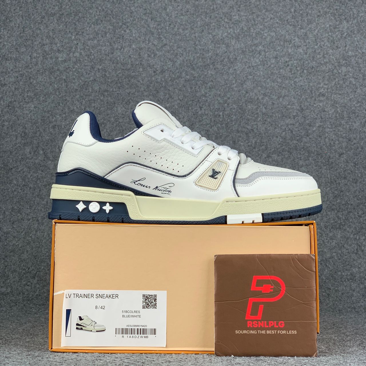 LV Trainer Low '#54 Signature 'White Marine'