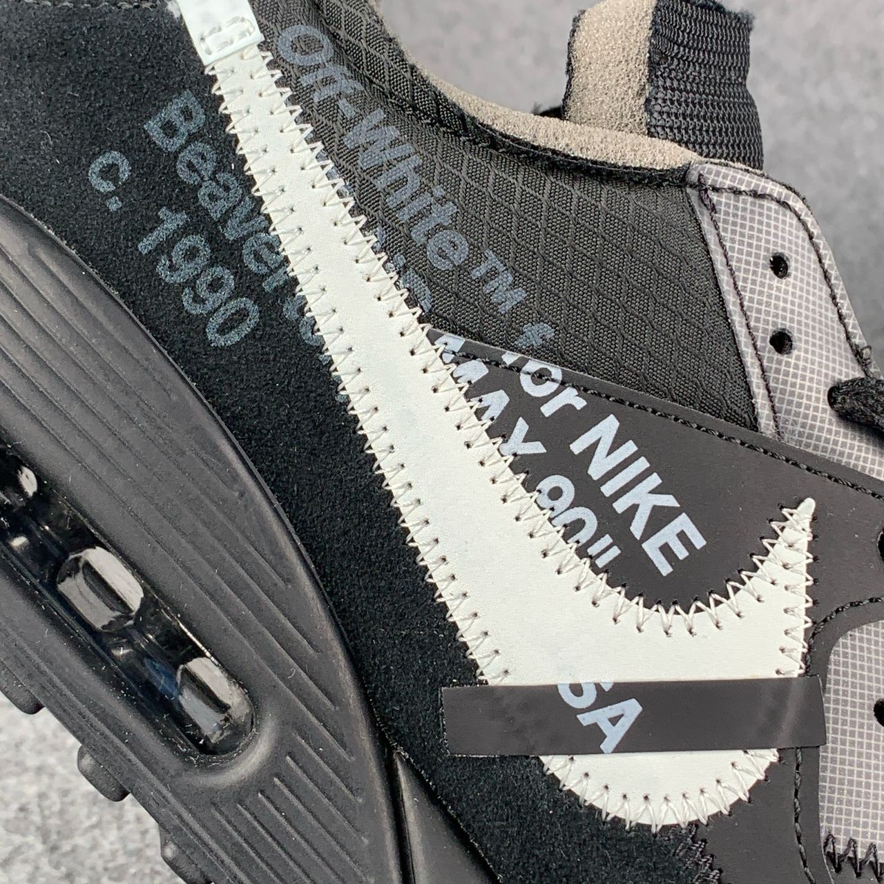 Off-White x Air Max 90 'Black'