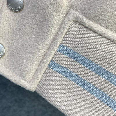 OW x AC Varsity Jacket 'Cream/White'