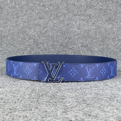 LV Initials 40mm Reversible Belt ‘Blue’