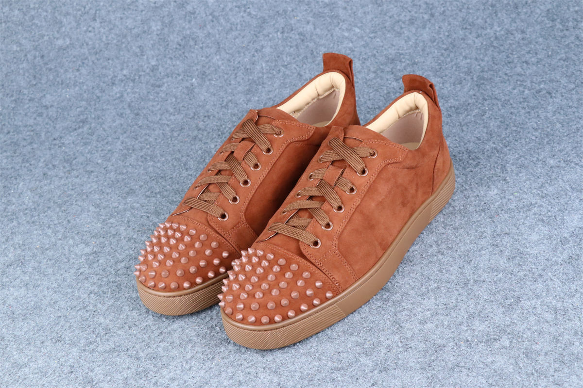 CL Louis Junior Spikes Orlato Flat 'Orange'