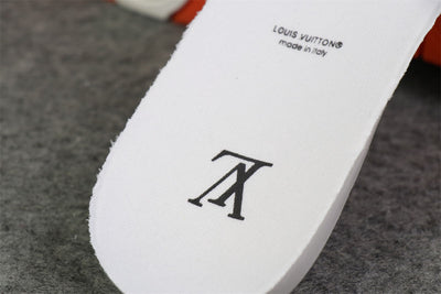 LVT Trainer Low ‘Velcro Strap - Orange Monogram Denim’: