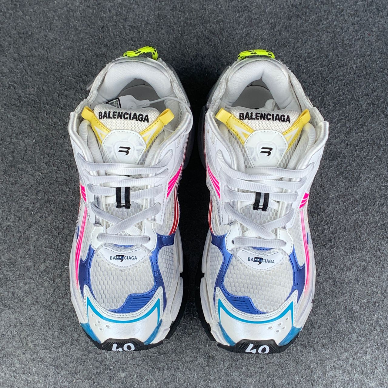 Balenciaga Runner Sneaker 'Worn-Out - White Multi-Color'