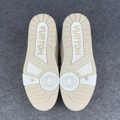 LV Trainer Beige Monogram Denim