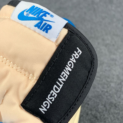 Fragment Design x Travis Scott x Air Jordan 1 hinten niedrig