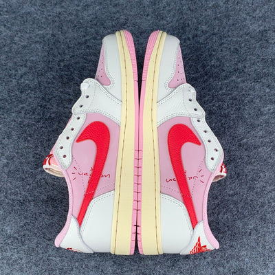 (Custom) Travis Scott x Air Jordan 1 'Shy Pink/Red'