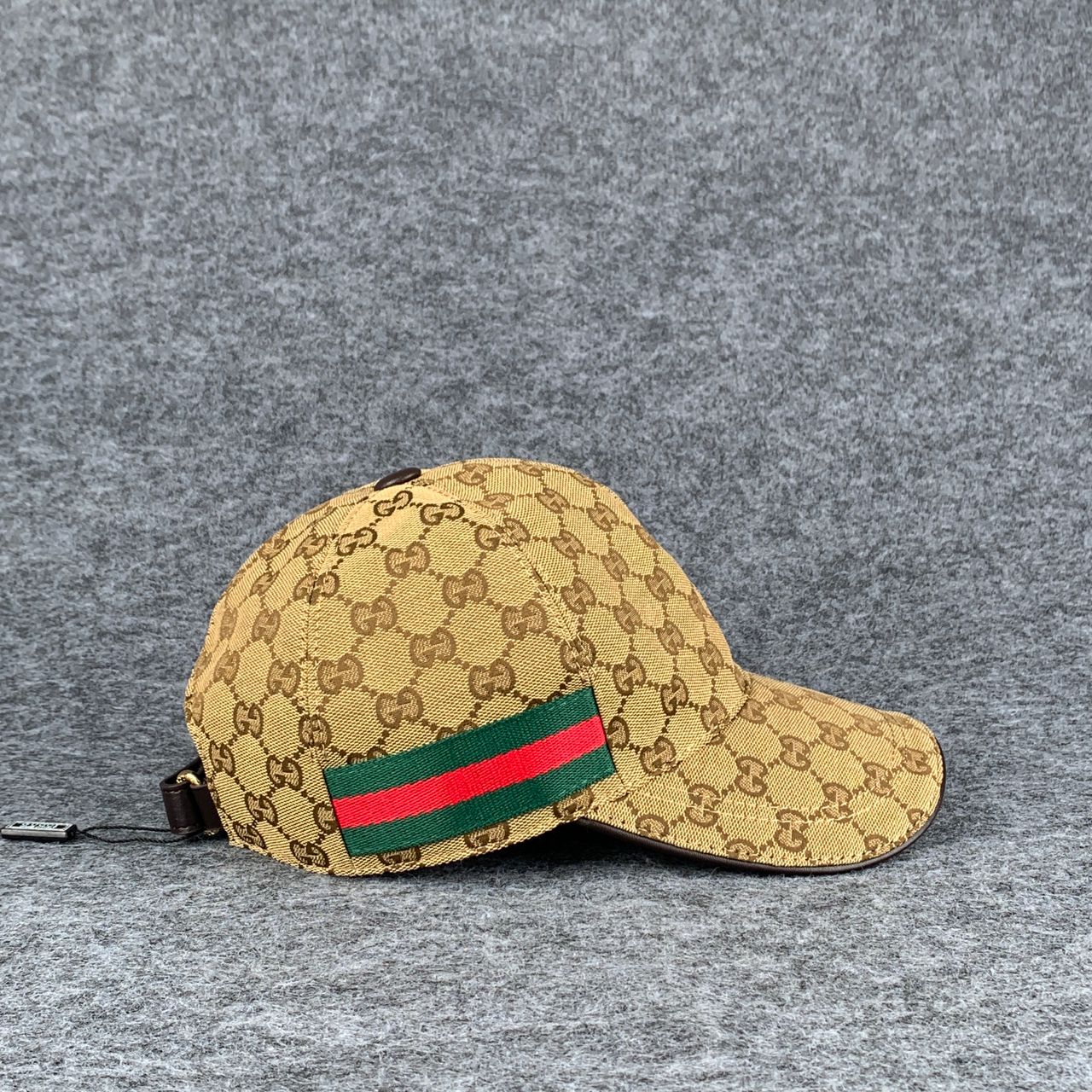 Gucci Original GG canvas baseball hat with Web GUCCI ORIGINAL GG CANVAS BASEBALL HAT WITH WEB - X Clothing main image 2
