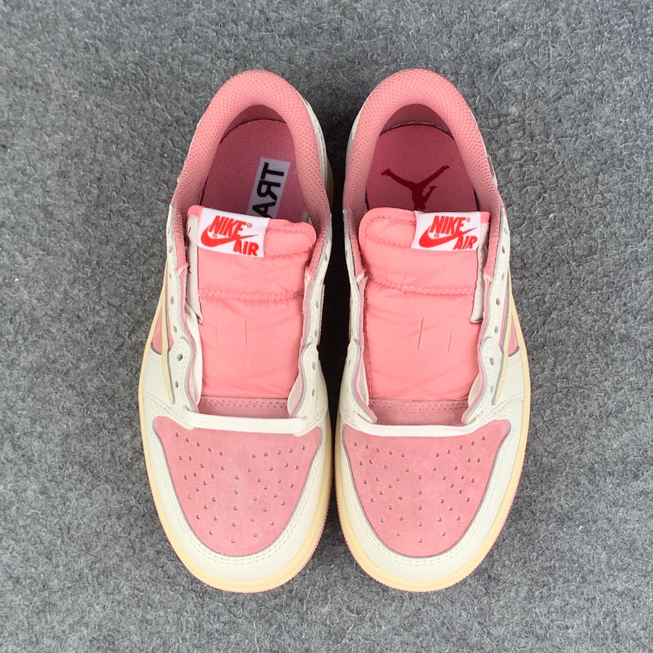 (Early Look) Travis Scott x Air Jordan 1 Low OG SP 'Sail Shy Pink'