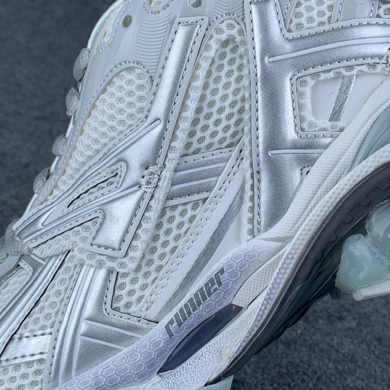 Balenciaga Wmns Runner Sneaker 'White Silver'