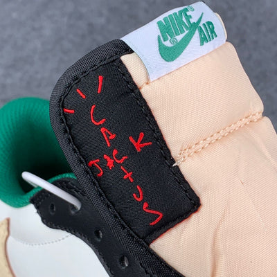(Custom) Air Jordan 1 Low 'Black Green'