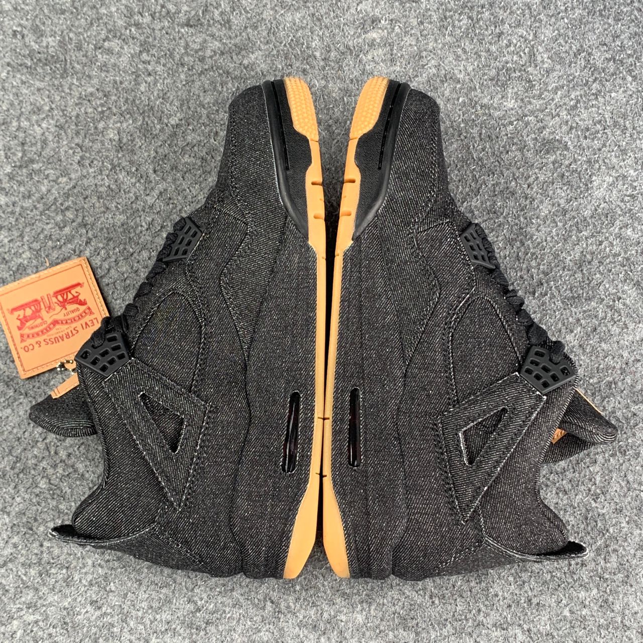 Levi's x Air Jordan 4 Retro 'Black Denim'