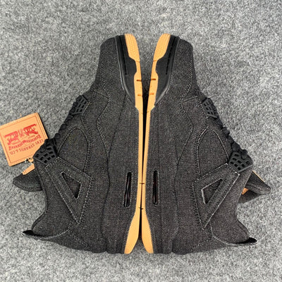 Levi's x Air Jordan 4 Retro 'Black Denim'