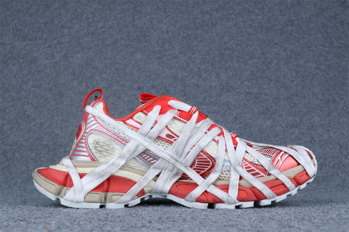 Balenciaga 3XL Extreme Lace Sneaker 'Worn-Out - Orange Beige'