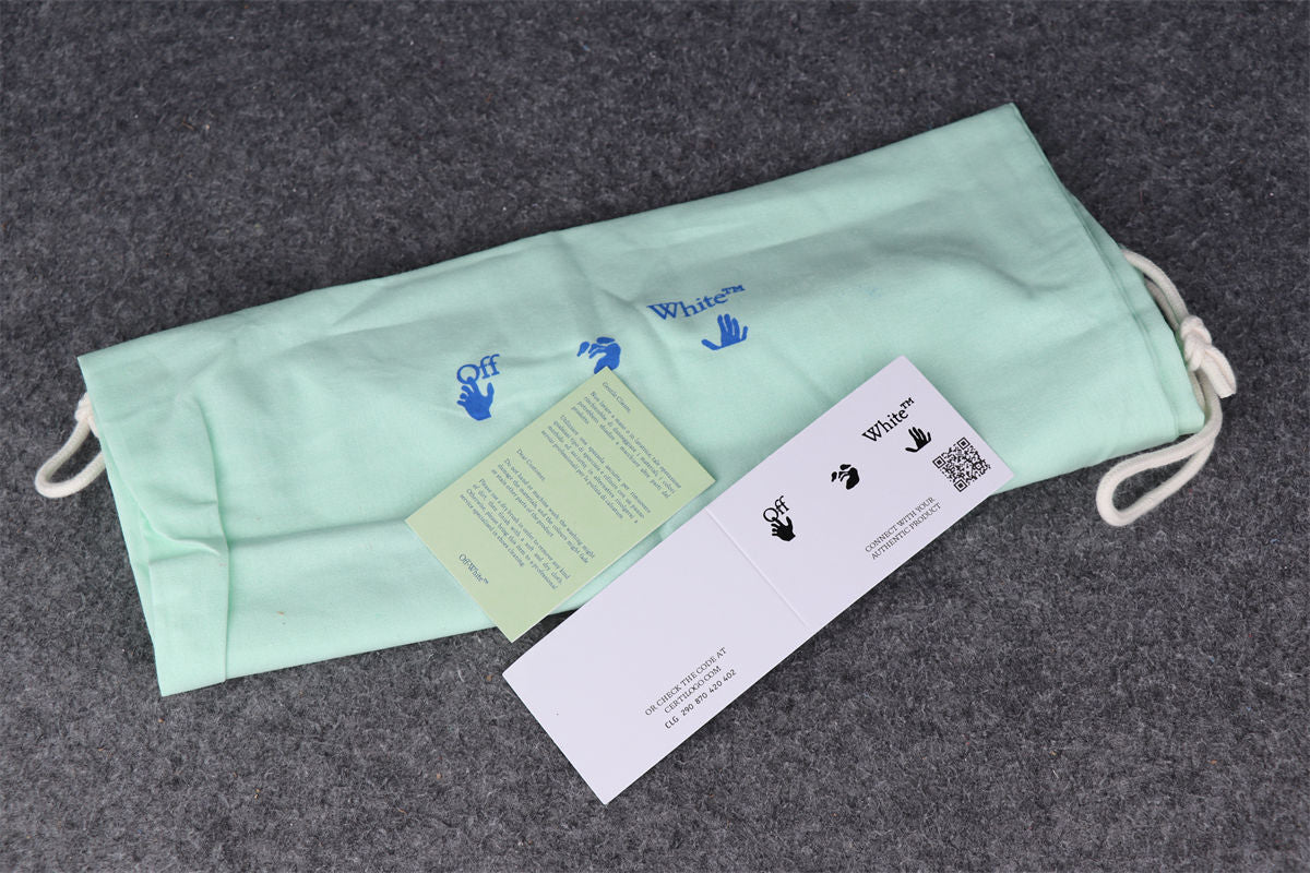 Off-White Out of Office 'White Orange Blue'