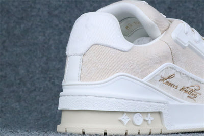 LVT Trainer Beige Monogram Denim