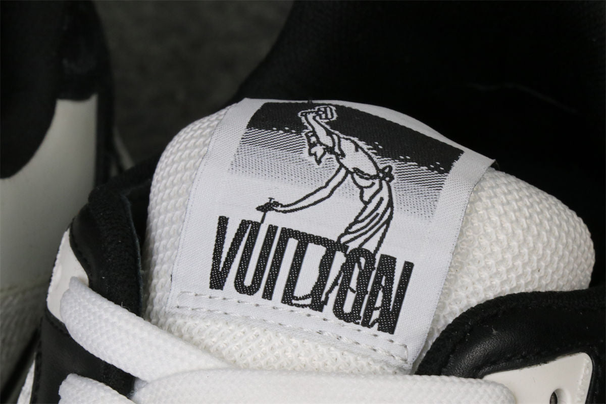 LVT Trainer Low 'Velcro Strap - Black Monogram Denim'