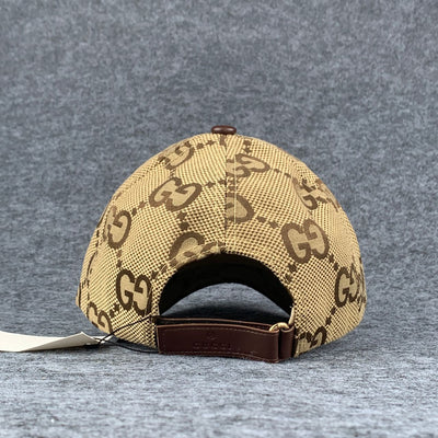Gucci Jumbo GG Canvas Baseball Hat ‘Camel/Ebony’