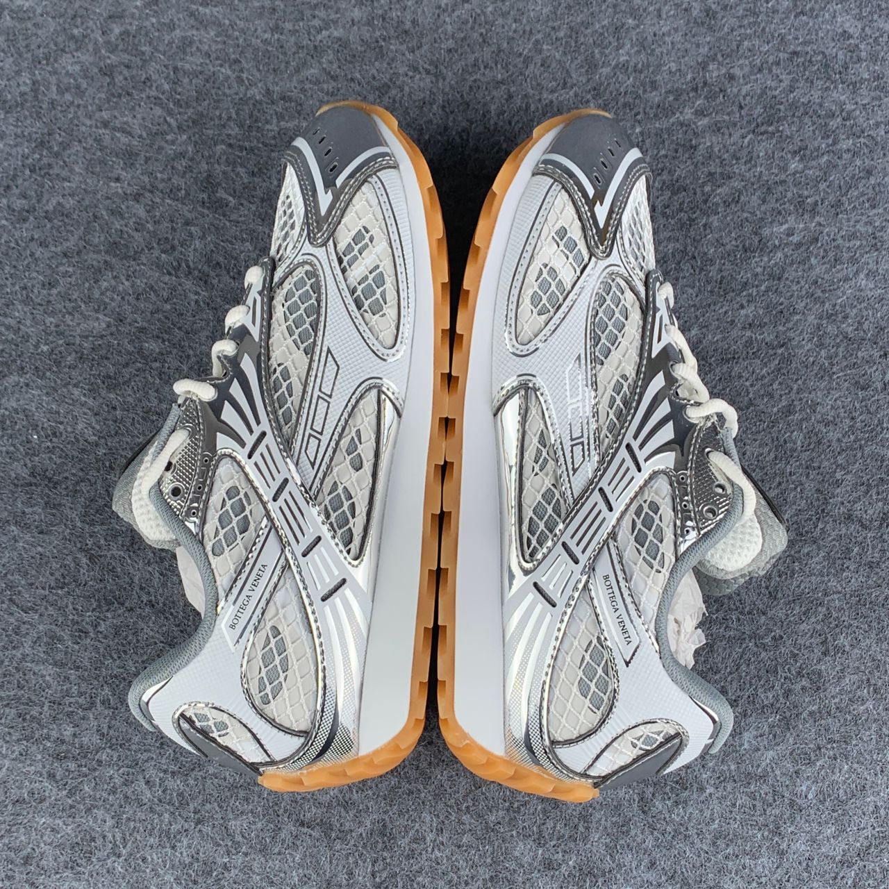 Bottega Veneta Orbit Sneaker ‘Silver White’