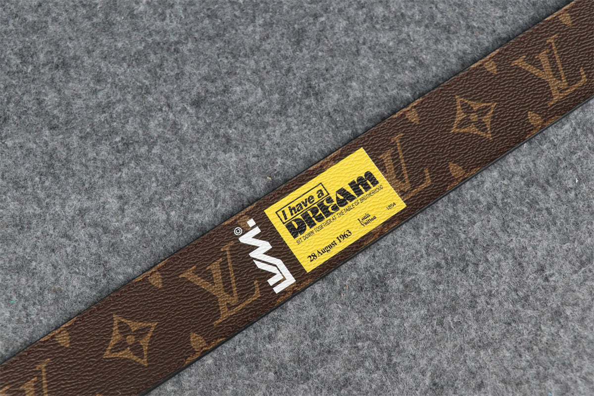 LV Initiales 40mm Belt Monogram Logo Story ‘Brown’