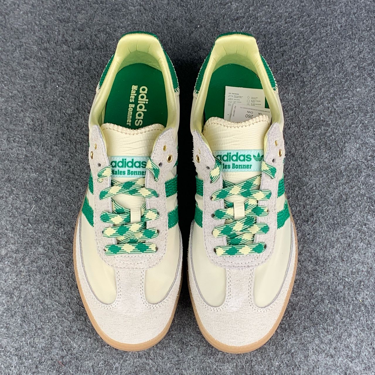 Wales Bonner x Samba 'Cream White Bold Green'