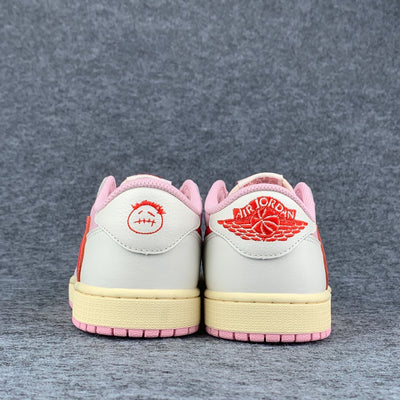 (Custom) Travis Scott x Air Jordan 1 'Shy Pink/Red'
