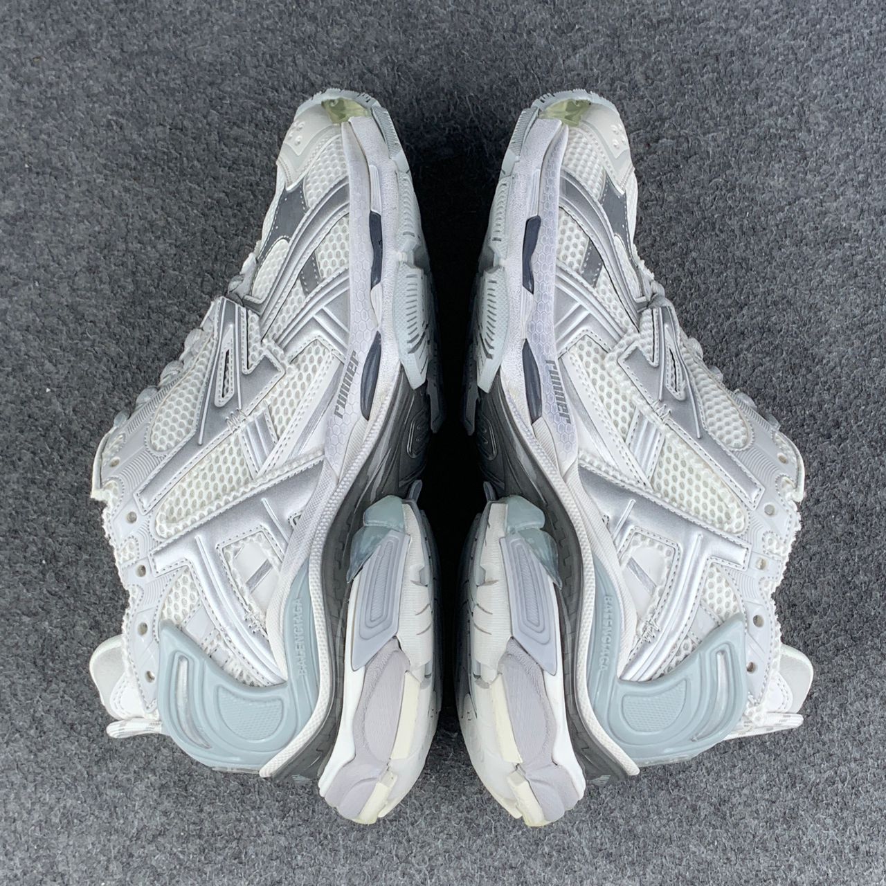 Balenciaga Wmns Runner Sneaker 'White Silver'