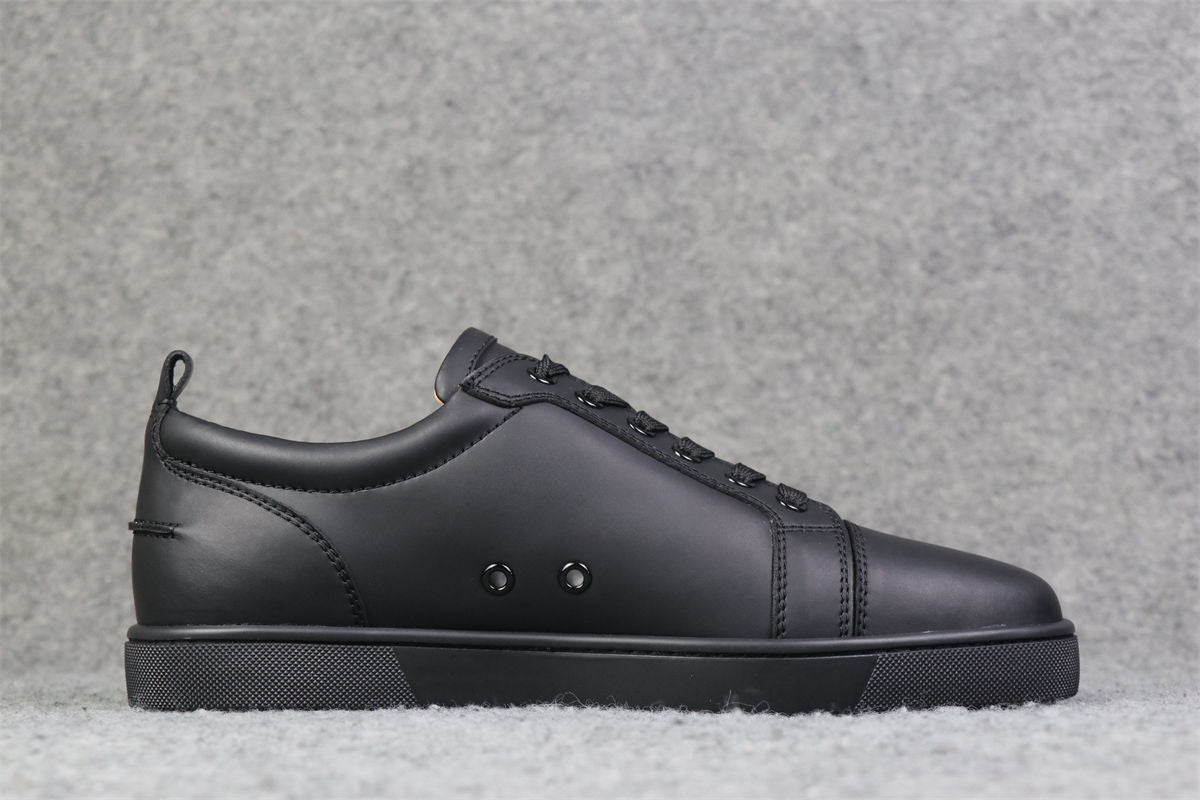 CL Louis Junior Low-Top Sneaker “Black Calfskin”