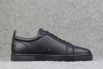 CL Louis Junior Low-Top Sneaker “Black Calfskin”