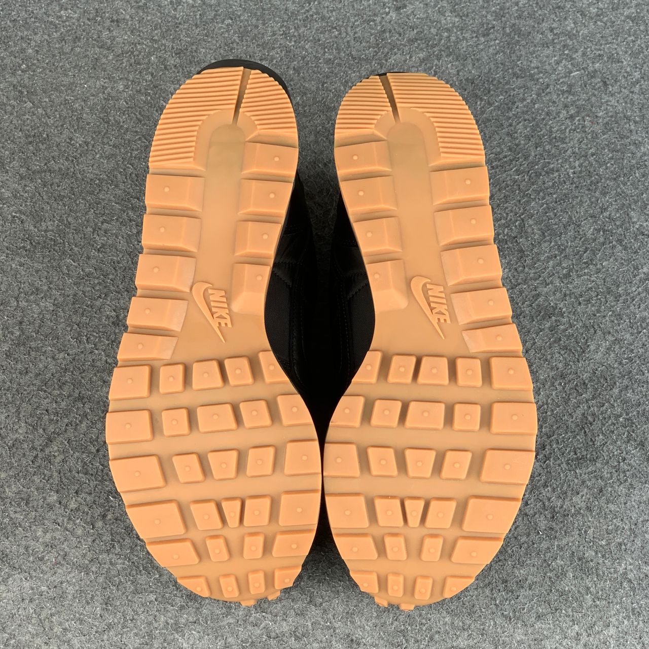 Sacai x VaporWaffle 'Black Gum'