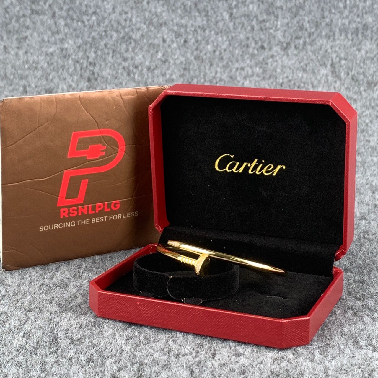 Juste un Clou Bracelet in Yellow Gold with Diamonds