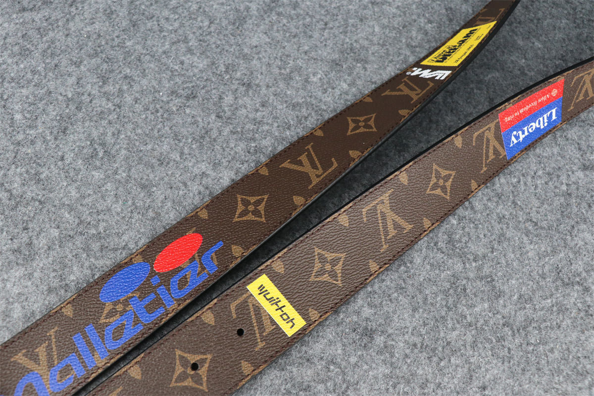 LV Initiales 40mm Belt Monogram Logo Story ‘Brown’
