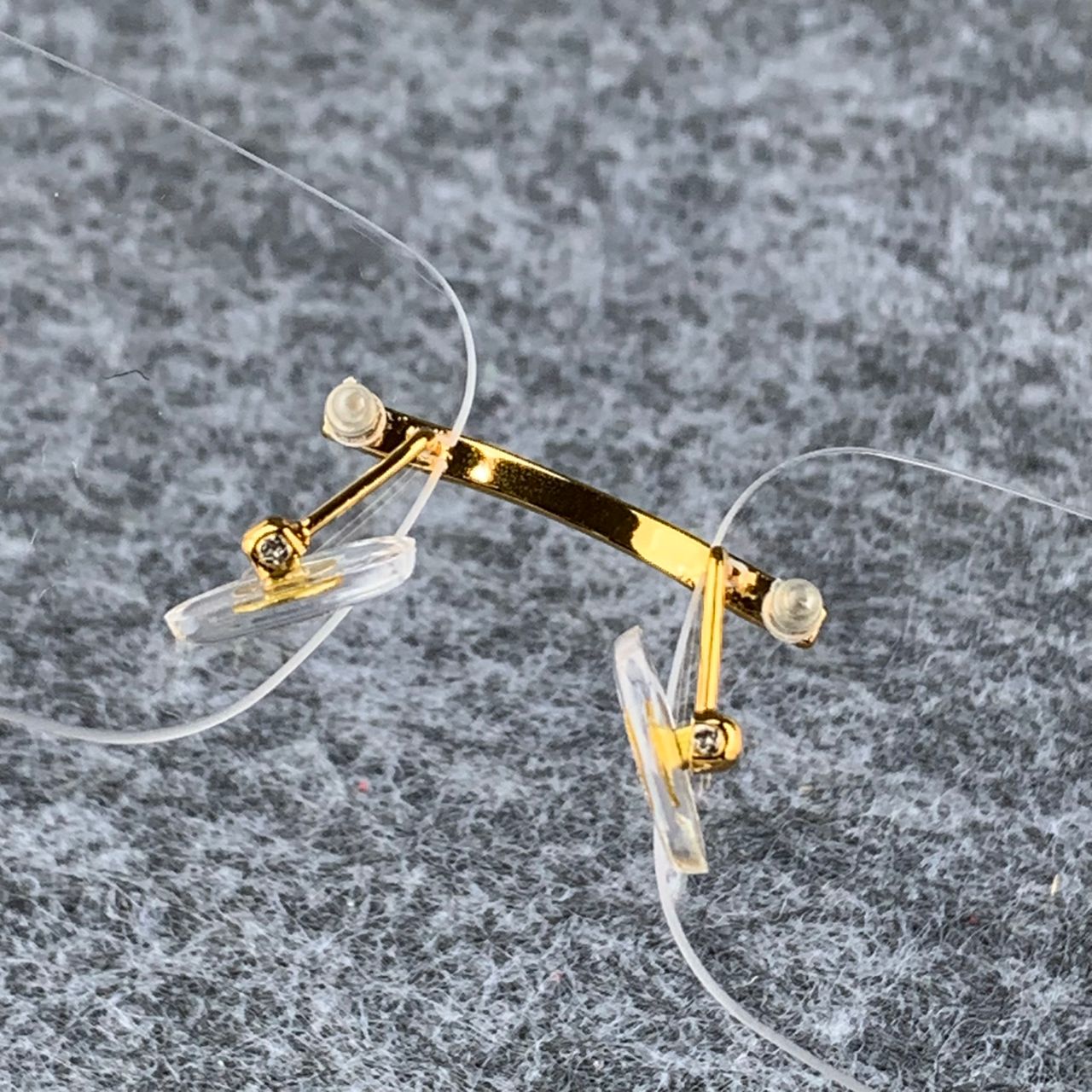 CT0052O Gold Rimless Eyeglasses with Wood Temples – Prsnlplg