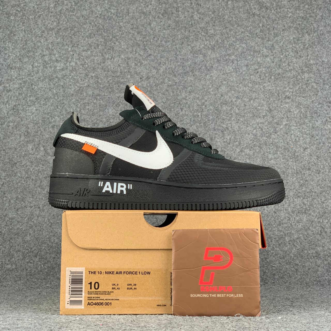 Off-White x Air Force 1 Low 'Black'