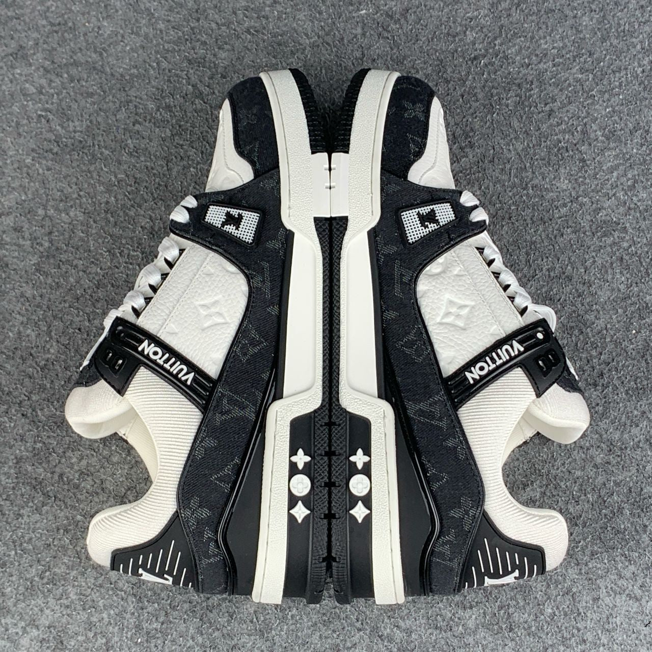 LVT Trainer 'Black Monogram Denim'