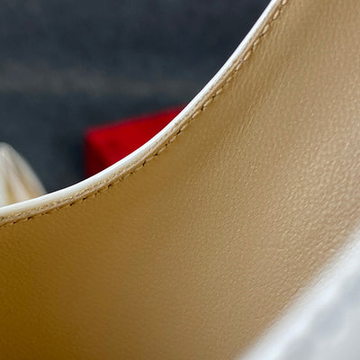 CL So Kate Pump  ‘White’ Patent Leather'