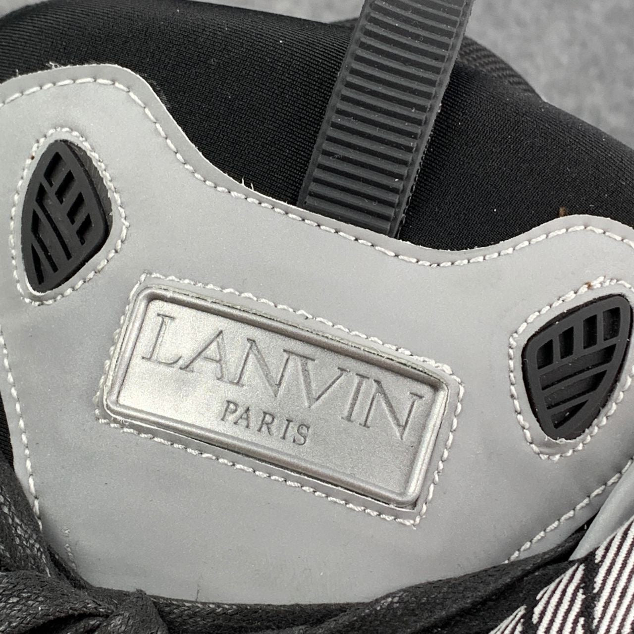 Lanvin Curb Sneakers 'Black Grey'