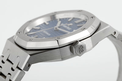 Royal Oak 15500ST Blue Dial