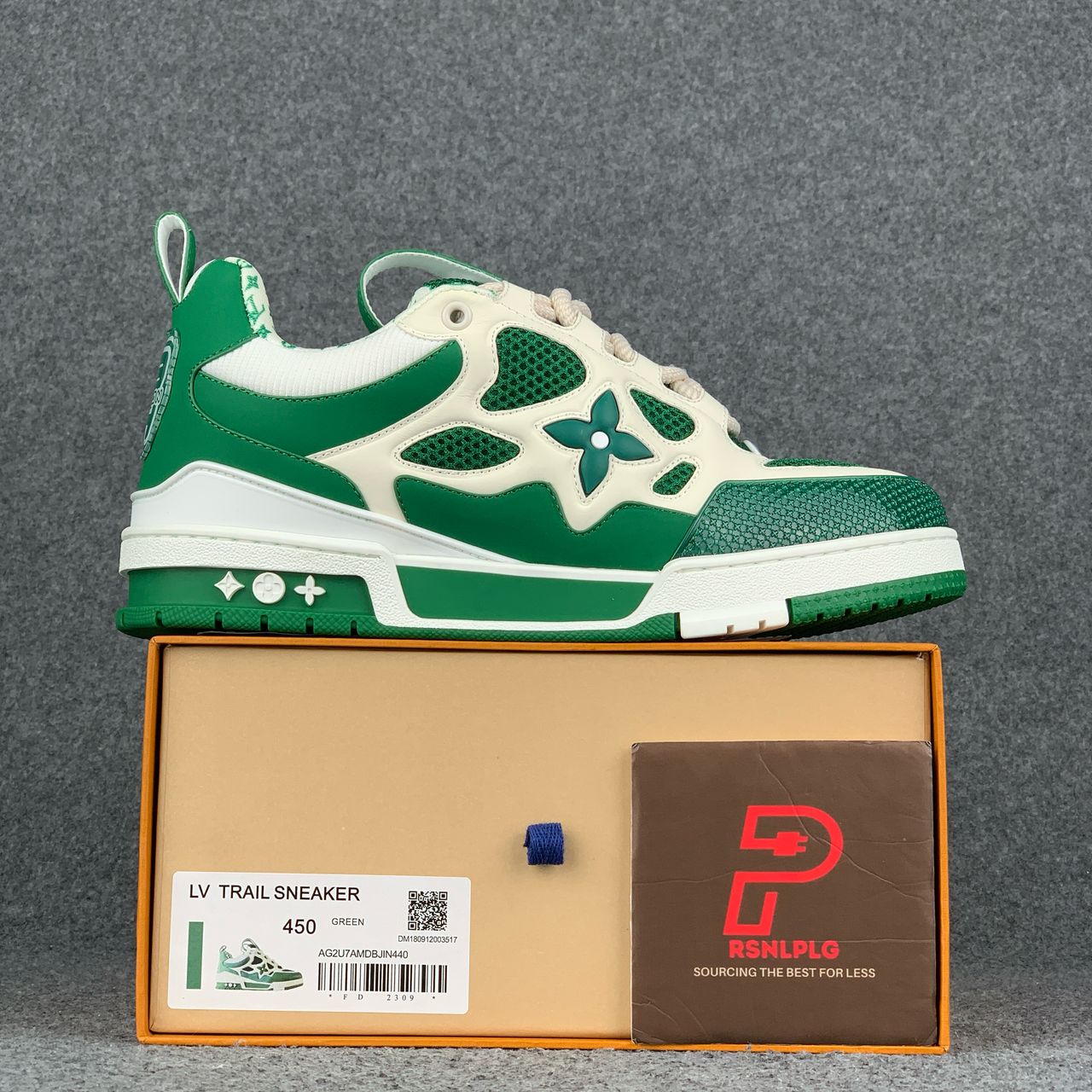 Baskets de skate LVT « Vertes »