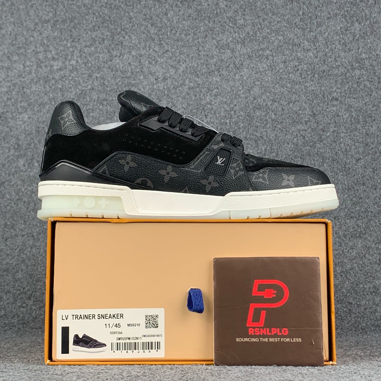 LV Trainer 'Black Monogram'