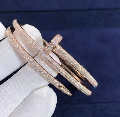 Juste un Clou Bracelet with diamonds