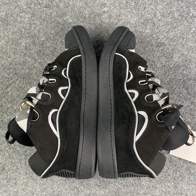 Lanvin Curb Sneakers 'Black Grey'