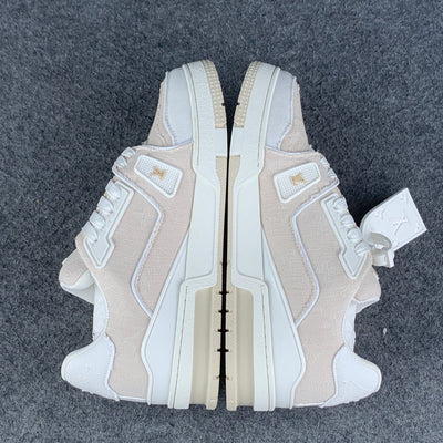 LV Trainer Beige Monogram Denim