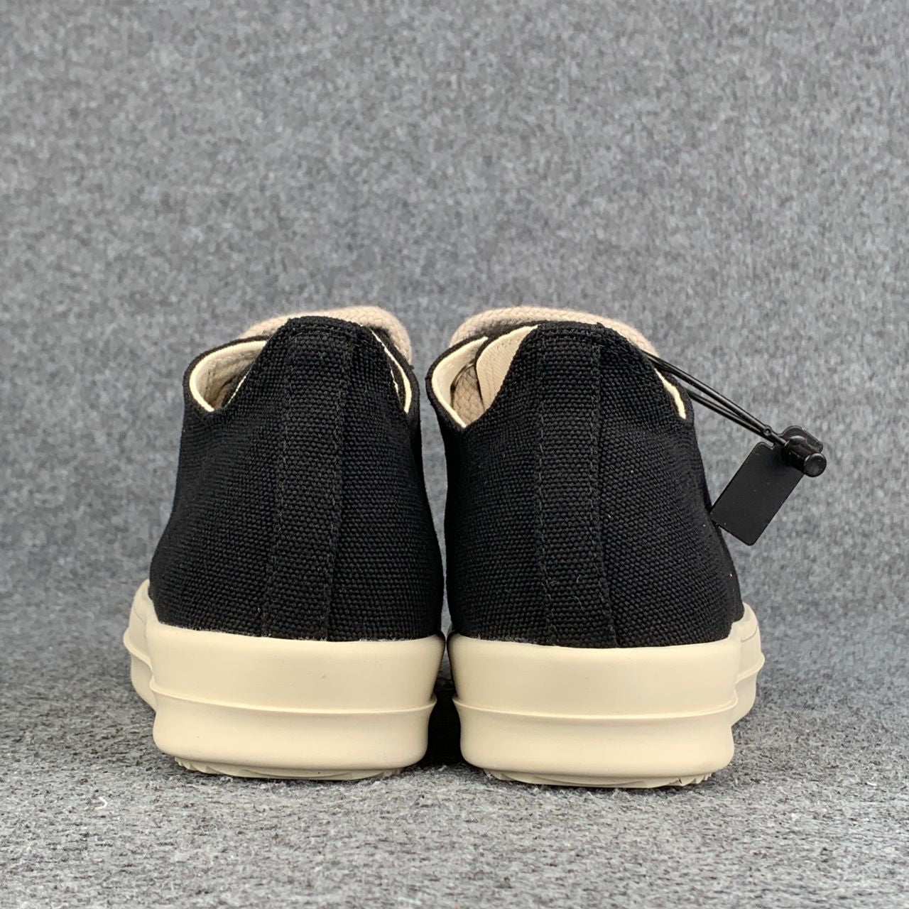 Rick Owens DRKSHDW Fogachine Cotton Megalace Low 'Black Milk'