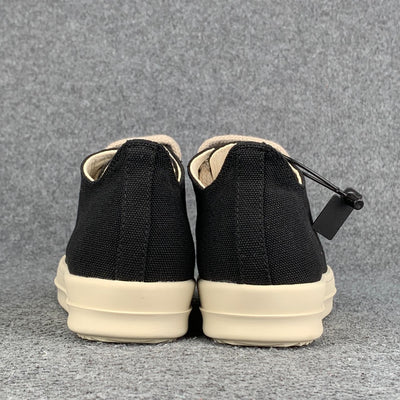 Rick Owens DRKSHDW Fogachine Cotton Megalace Low 'Black Milk'
