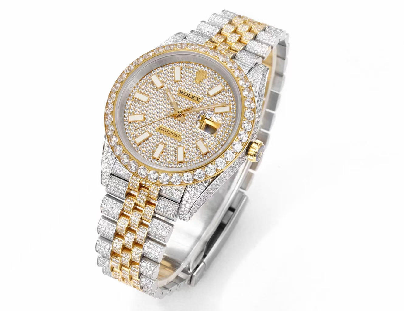 Diamond & Yellow Gold 41MM Watch